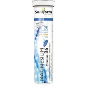 MAGNÉSIUM VITAMINE B6 GOUT ORANGE 20 COMPRIMÉS EFFERVESCENTS