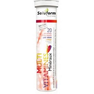 MULTI VITAMINES MINÉRAUX 20 COMPRIMÉS GOUT ORANGE/ORANGE