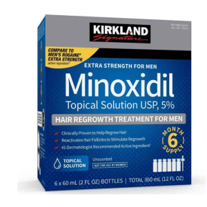 MINOXIDIL 5% Kirkland Signature US : La Solution Idéale Contre la Chute des Cheveux au Maroc