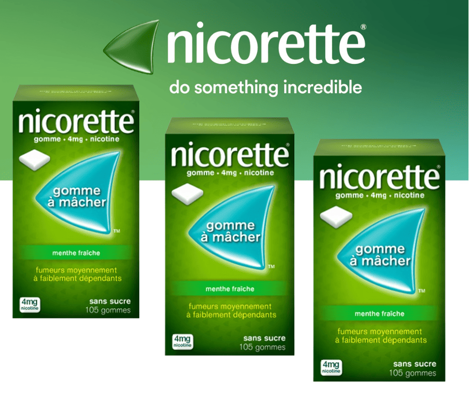 nicorette prix maroc : Chewing gum nicotine pour arrêter de fumer