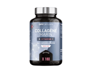 Collagène Marin + Vitamine C  350mg : Le secret d’une peau éclatante et d’articulations en pleine forme