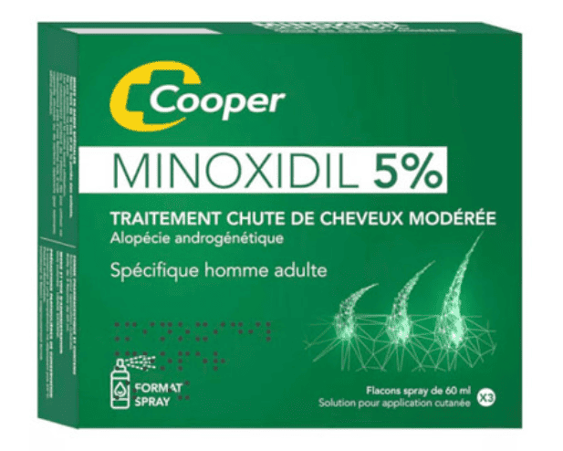 Minoxidil Cooper 5% : La Solution Efficace Contre la Chute de Cheveux au Maroc