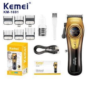 Kemei KM-1691 – Tondeuse cheveux rechargeable à vitesse réglable