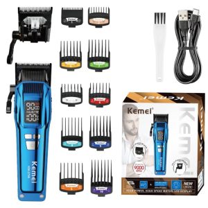 Kemei KM-2796 – Tondeuse cheveux sans fil avec écran